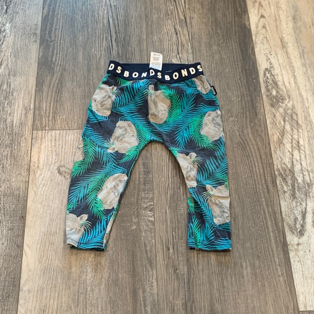 Bonds Kids Leggings with Animal and Leaf Print